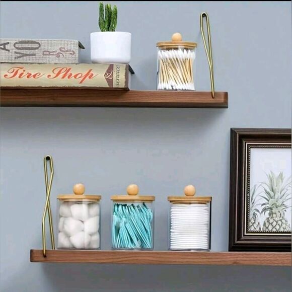 3 pc. Wooden Lid Storage Cup Set - Picture 1 of 8